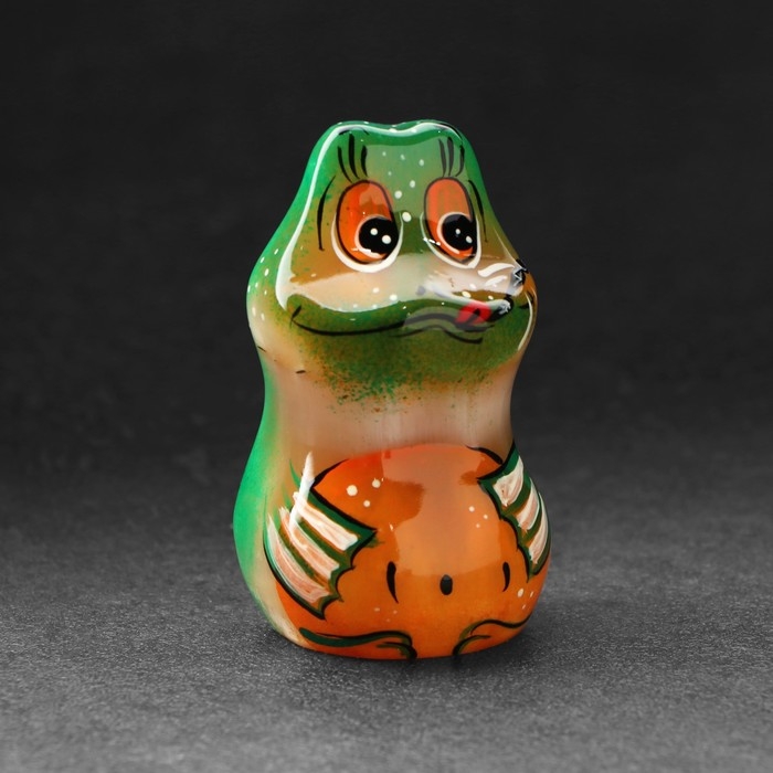 Сувенир Сувенир "Лягушка", 3 х 2 х 5 см, селенит