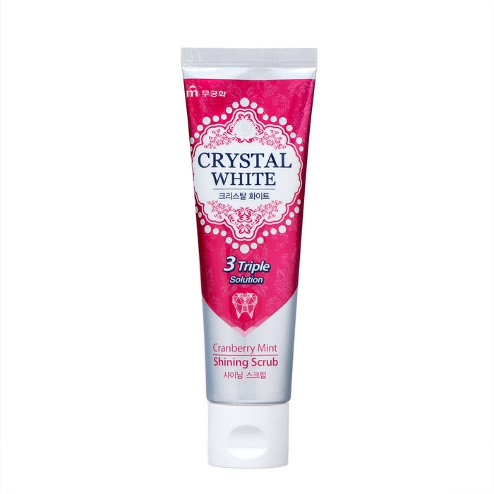Зубная паста, Кристальная белизна (Клюквенная) 110гр