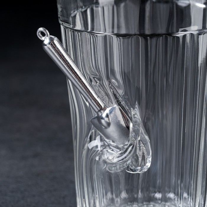 Стакан "Непробиваемый. Лопата", граненый, 250 мл