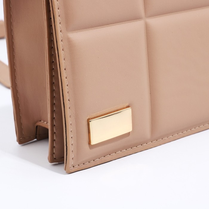 Сумка-мессенджер на магните, цвет бежевый Сумка-мессенджер на магните, цвет бежевый