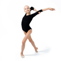 Купальник для гимнастики и танцев Grace Dance, р. 30, цвет чёрный