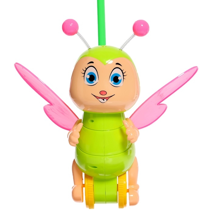 Каталка «Забавная бабочка», цвета МИКС Каталка «Забавная бабочка», цвета МИКС