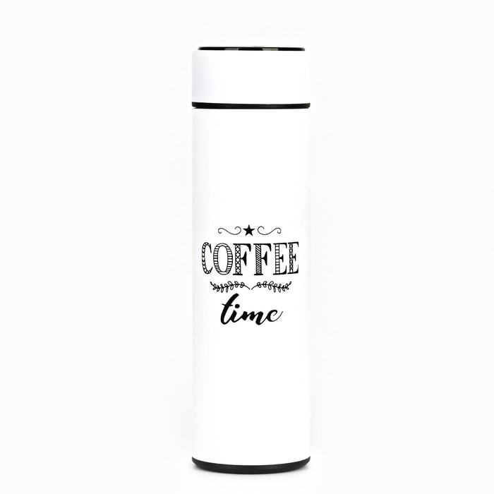 Термос, 500 мл, Basic Термос, 500 мл, Basic "Мастер К", с ситечком, с датчиком температуры, сохраняет тепло 10 ч