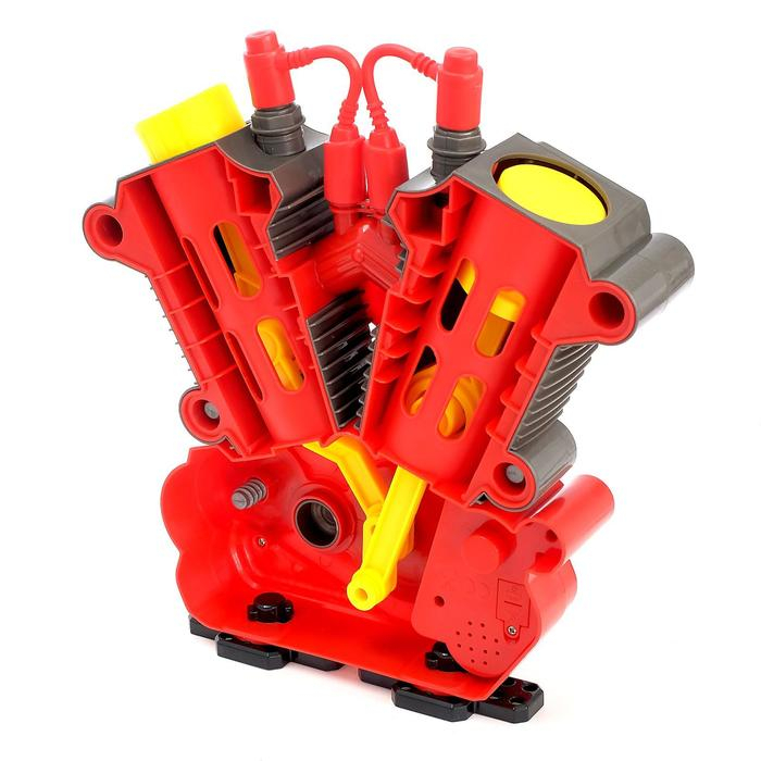 Конструктор «Двигатель внутреннего сгорания», световые и звуковые эффекты, 31 деталь Конструктор «Двигатель внутреннего сгорания», световые и звуковые эффекты, 31 деталь