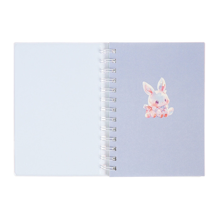 Записная книжка подарочная на гребне 80л,линия, цветной блок,обложка ПВХ 3D Зайка(17,6х13,5см) 105 Записная книжка подарочная на гребне 80л,линия, цветной блок,обложка ПВХ 3D Зайка(17,6х13,5см) 105