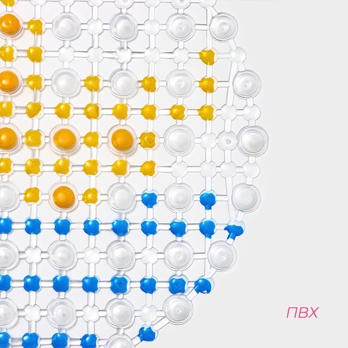 Коврик противоскользящий в ванну на присосках Доляна «Влюблённые уточки», 35×65 см Коврик противоскользящий в ванну на присосках Доляна «Влюблённые уточки», 35×65 см