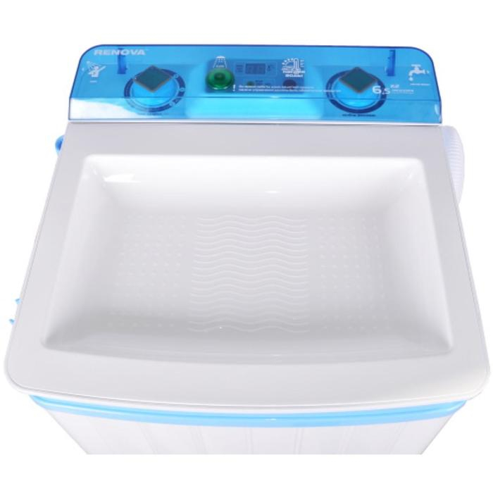 Стиральная машина  Стиральная машина "Славда" WS 65-PE, Lite, 6.5 кг, бело-голубая