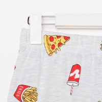 Пижама женская (футболка и брюки) KAFTAN Pizza р. 44-46, черный