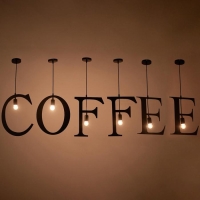 Светильник BayerLux Подвес "COFFEE" 5х40Вт E27 черный