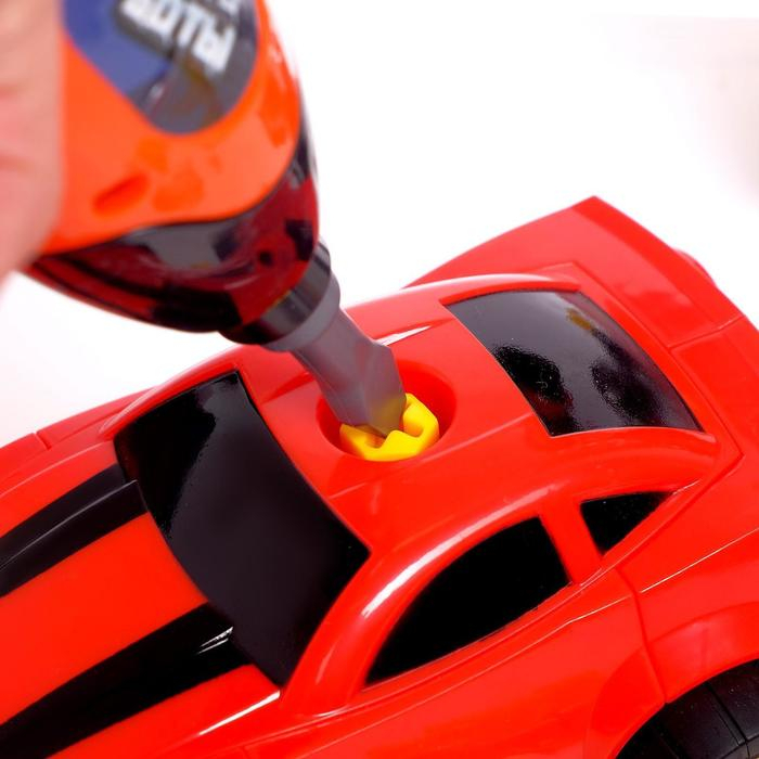 Конструктор-машина «Мега робот», 3 в 1, со световым шуруповёртом, работает от батареек Конструктор-машина «Мега робот», 3 в 1, со световым шуруповёртом, работает от батареек