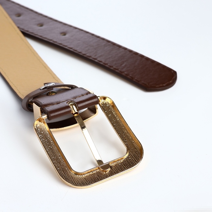 Ремень женский, ширина 3 см, пряжка металл, цвет Ремень женский, ширина 3 см, пряжка металл, цвет