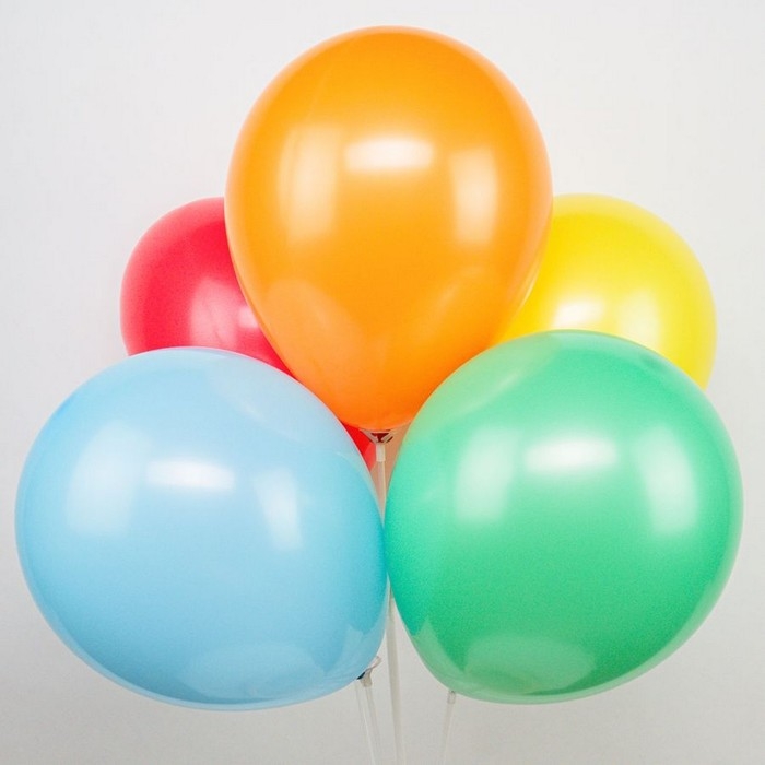 Шар латексный 12 Шар латексный 12", пастель, набор 100 шт., МИКС