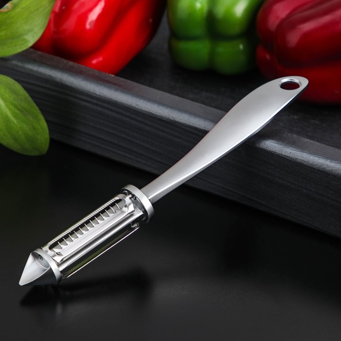 Овощечистка Magistro Volt, нержавеющая сталь, цвет серебряный Овощечистка Magistro Volt, нержавеющая сталь, цвет серебряный