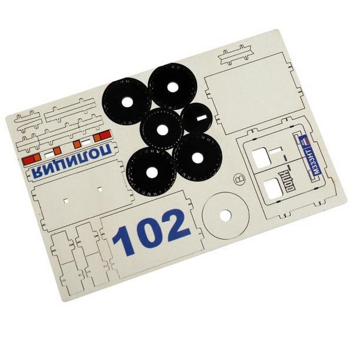 Конструктор деревянный «Бронемашина. Полиция», 57 деталей Конструктор деревянный «Бронемашина. Полиция», 57 деталей