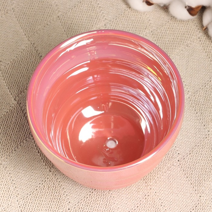 Кашпо  Кашпо "Хелена" розовое, 14х14х11см