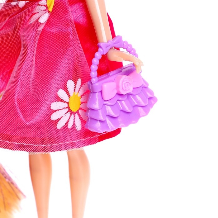 Кукла-модель шарнирная «Кира» в платье, с аксессуарами, МИКС