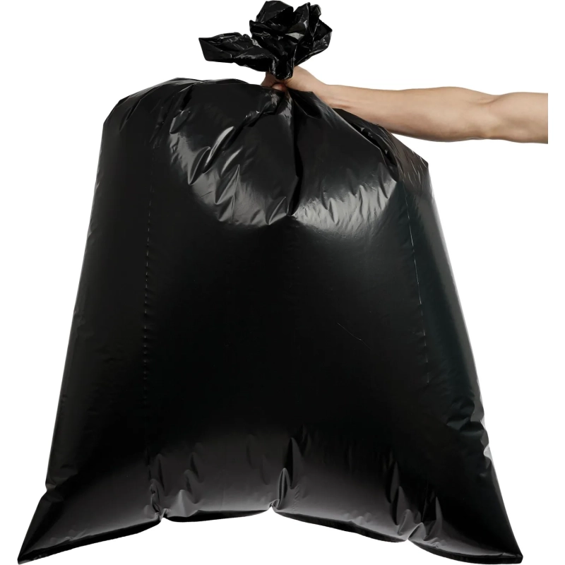 Мешки для мусора ПВД 220л 65мкм 10шт/рул черн 90x130см Концепция Быта_СПБ