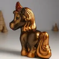 Копилка "Лошадь в кокошнике" 23х17,5х10 см, бронза Копилка "Лошадь в кокошнике" 23х17,5х10 см, бронза