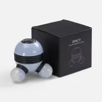 Ручной вибромассажер Spacy, серый с черным Ручной вибромассажер Spacy, серый с черным