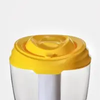 Башня пивная &laquo;Вавилон&raquo;, 3 л, колба для льда, подсветка, батарейки cr 2032, пластик, жёлтая