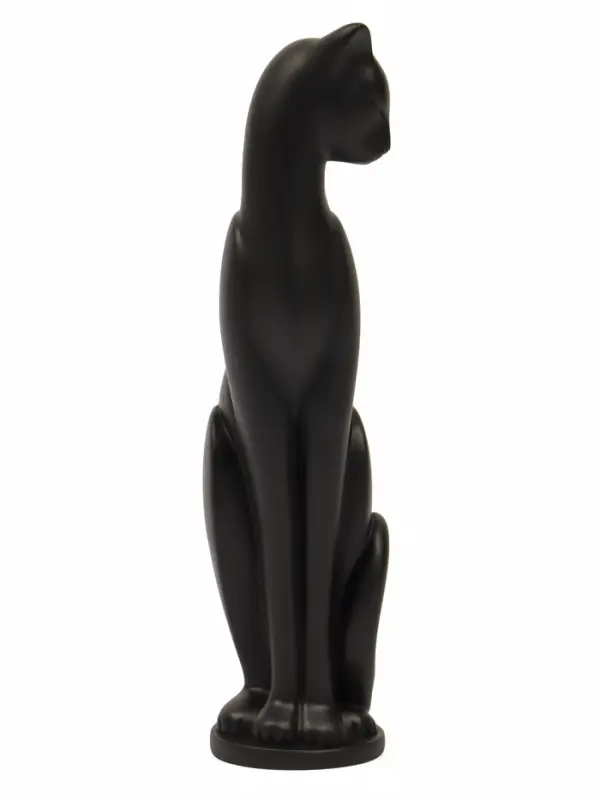 Фигурка гипс &laquo;Кошка Грация&raquo;, чёрная, 6&times;7&times;23 см