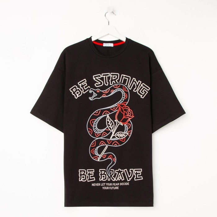 Футболка мужская KAFTAN "Be strong", черный, р. 54