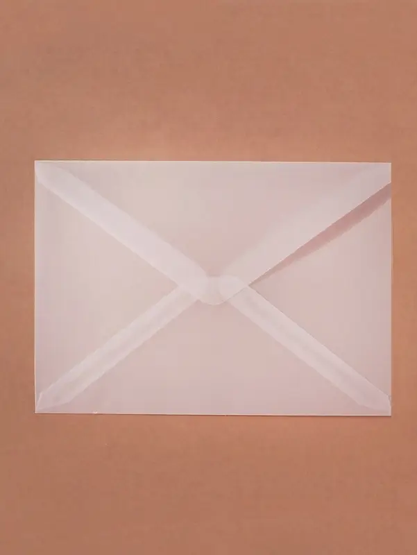 Набор 30 штук конвертов из кальки прозрачные, 11.5&times;16.5 см, плотность 113 г/м&sup2;