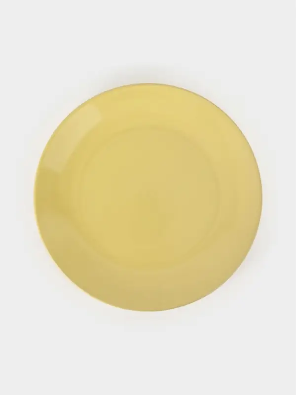 Тарелка Доляна &laquo;Пастель&raquo;, d=27 см, керамика, жёлтая