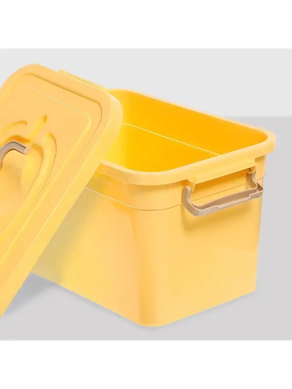 Контейнер для хранения с крышкой, объем 6.5 л, цвет бежевый