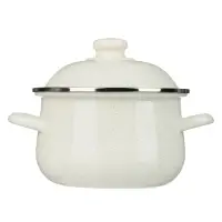 Кастрюля эмалированная VETTA Айвори, 18см, 2л, индукция