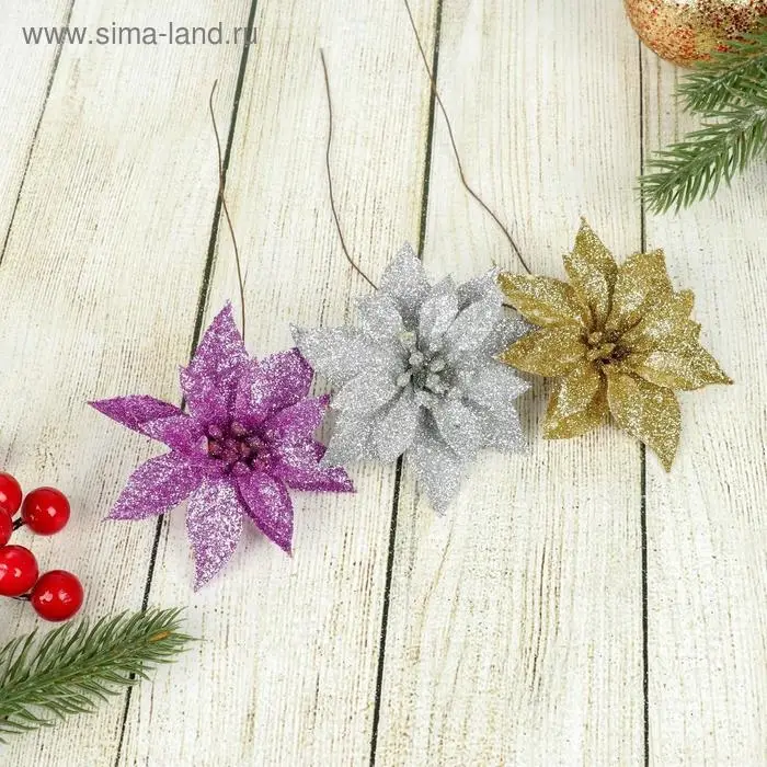 Цветы искусственные «Перелив», острый лист, 8×20 см, МИКС Цветы искусственные «Перелив», острый лист, 8×20 см, МИКС