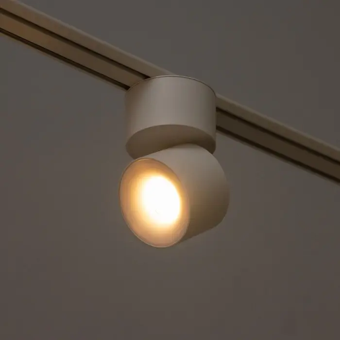 Светильник трековый BayerLux SLIM &laquo;Цилиндр&raquo;, LED, 9 Вт, 3000K-6000К, 48 В, CRI90, 6&times;6&times;10 см, белый