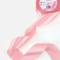 Лента атласная, 40 мм, 23&plusmn;1 м, жемчужно-розовая