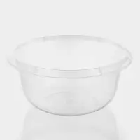 Миска с мерным делением, 4 л, пластик, прозрачная