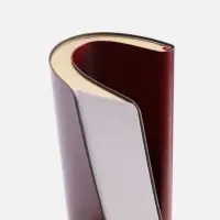 Ежедневник Nebraska Flex, недатированный, бордовый с золотистым