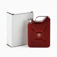 Фляжка для алкоголя &laquo;Канистра&raquo;, нержавеющая сталь, подарочная, армейская, 150 мл