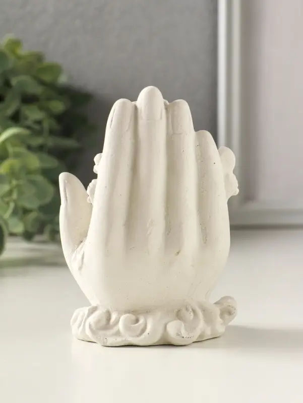 Фигурка гипс &laquo;Ганеша в ладони&raquo;, 11 см