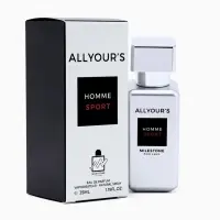 Парфюмерная вода мужская ALL YOUR'S HOMME SPORT, 35 мл (мотив Allure Homme Sport Chanel)