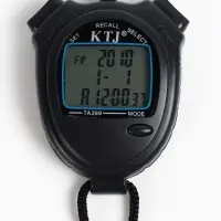 Секундомер ТА 299/2100, 8.2&times;6.5&times;2 см, 99 отсечек, обратный отсчёт, будильник, часы, календарь