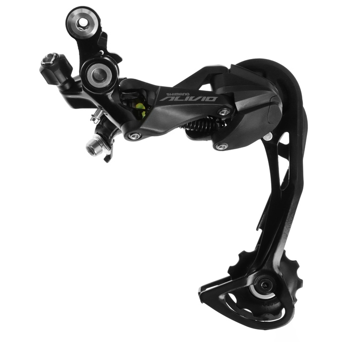 Переключатель задний Shimano Alivio M3100 SGS, 9 скоростей, цвет чёрный Переключатель задний Shimano Alivio M3100 SGS, 9 скоростей, цвет чёрный