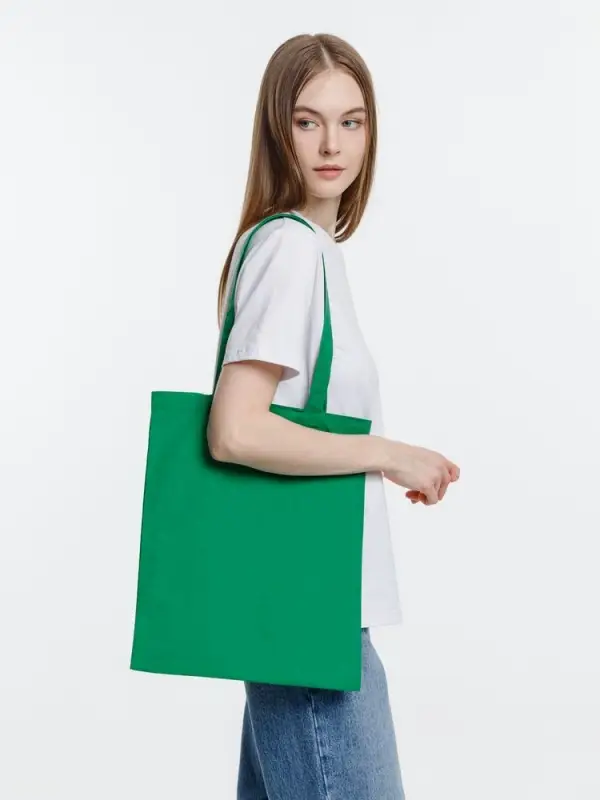 Холщовая сумка Neat 140, зеленая Холщовая сумка Neat 140, зеленая