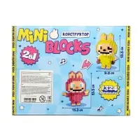 UNICON Конструктор "Mini Blocks", розовый и желтый монстрик UNICON Конструктор "Mini Blocks", розовый и желтый монстрик