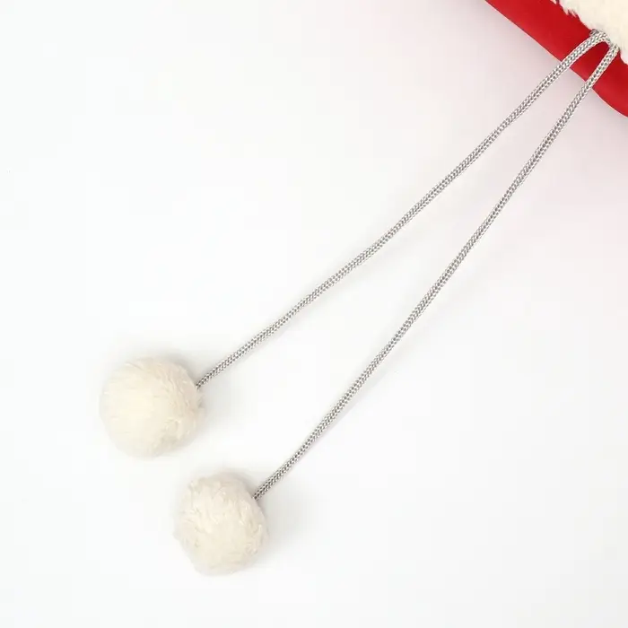 Лежанка &laquo;Снежок&raquo;, 56&times;46&times;13 см, красная