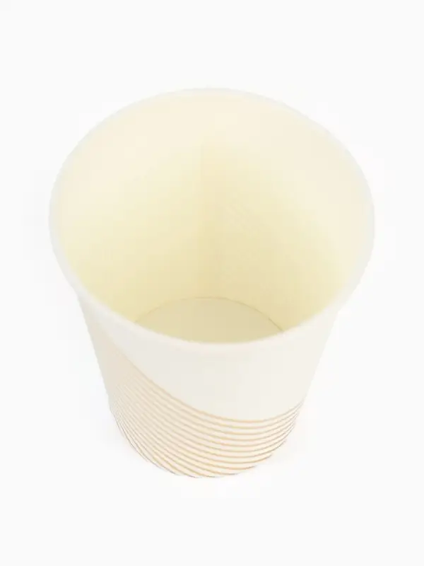 Набор посуды для праздника на 12 персон, белый с золотом (тарелки 23 см, стакан 250 мл)