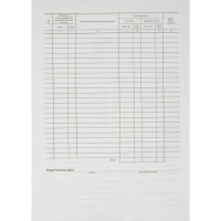 Бланк Авансовый отчет форма АО-1 А4  1у/5кн по 100л газетка(упаковка крафт)