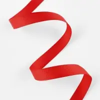 Лента репсовая, 15 мм, 23&plusmn;1 м, красная №26