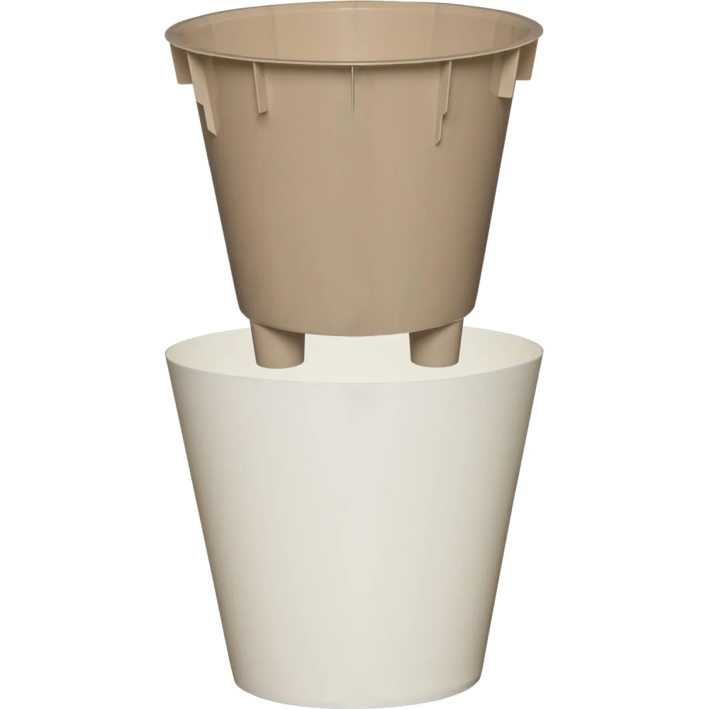 Горшок для цветов London  D 160 мм, 1,6 л Сливочный ING6204СЛ