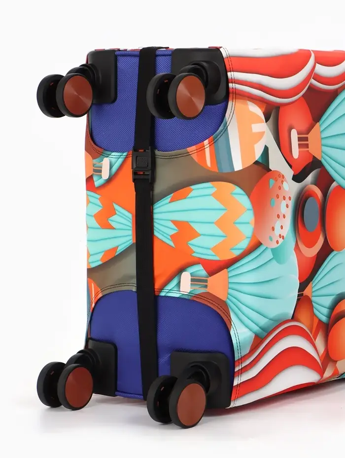 Чехол для чемодана &laquo;Воздушные шары&raquo;, 28", разноцветный