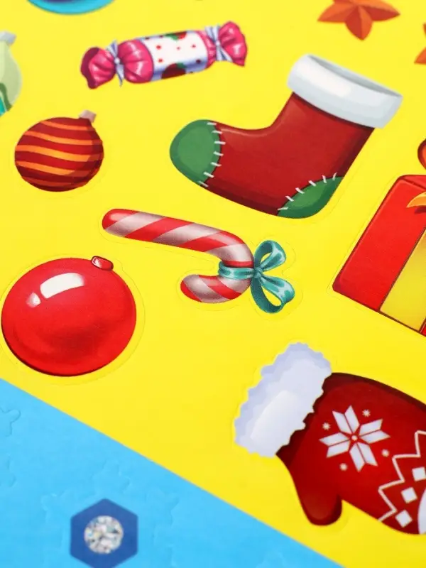 Роспись по дереву на новый год. Игровой набор для детей &laquo;Нарядные елочки&raquo;, набор для творчества