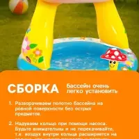 Бассейн надувной &laquo;Гриб&raquo;, 102&times;89 см, от 1-3 лет, 57114NP INTEX